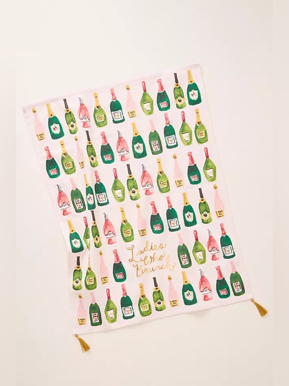 Anthropologie Ladies Who Brunch Dish Towel